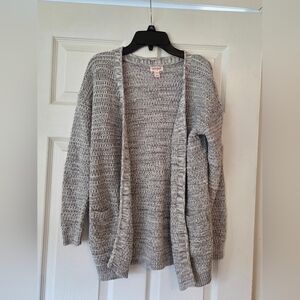 Cat & Jack Heather Gray Knit Cardigan
